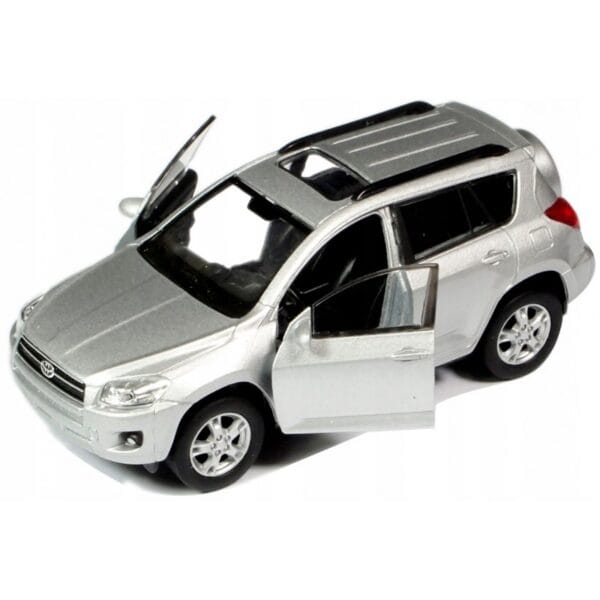 008805 Kovový model auta - Nex 1:34 - Toyota RAV 4 Stříbrná