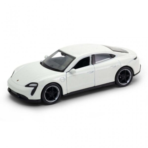 008805 Kovový model auta - Nex 1:34 - Porsche Taycan Turbo S Bílá