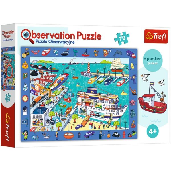 15536 Dětské puzzle - Přístav - 70ks