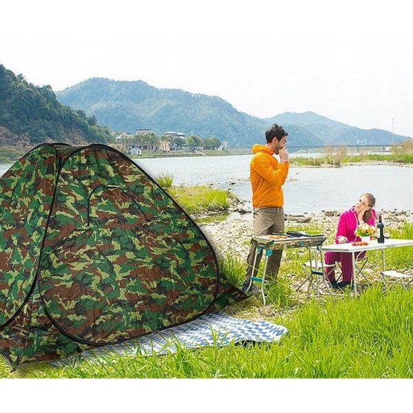 14420 DR Turistický stan pro 4 osoby - Camouflage 200x200cm